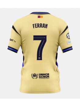 Billige Barcelona Ferran Torres #7 Bortedrakt 2025-26 Kortermet